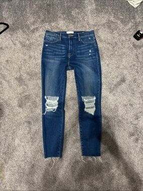 Frame Le High Skinny Crop Jeans